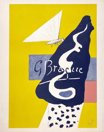 Lithografie Braque - Papillon