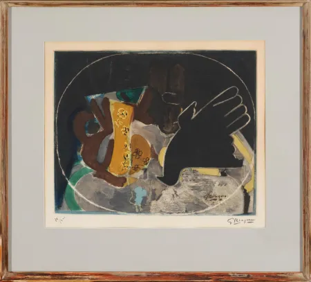 Ets Braque - Pichet et oiseau