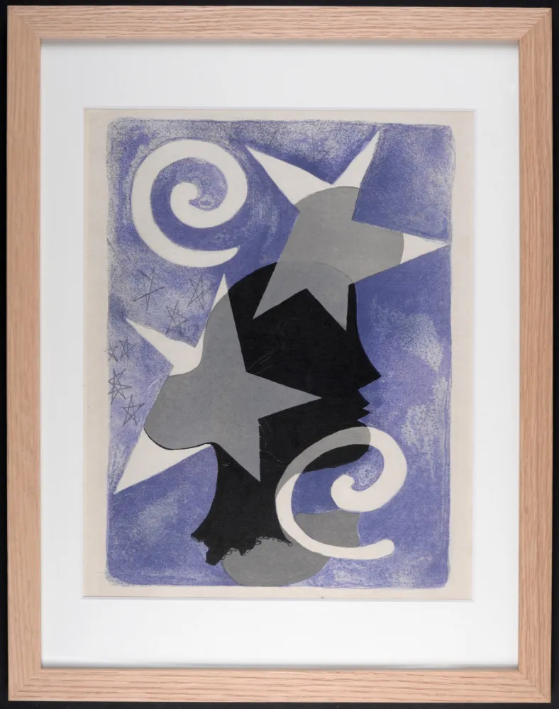 Lithografie Braque - Profil, 1963