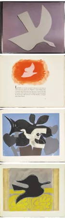 Geïllustreerd Boek Braque - Saint-John Perse. L'ORDRE DES OISEAUX. 12 eaux-fortes en couleurs de Georges Braque (1962)
