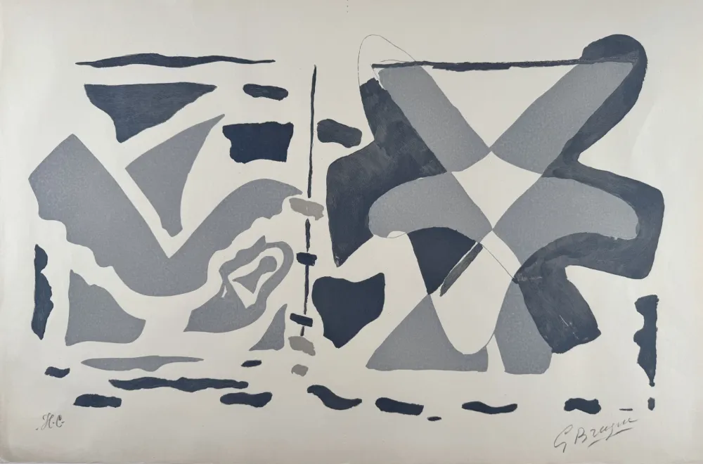 Houtsnede Braque - Si je mourais là-bas 