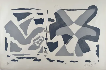 Houtsnede Braque - Si je mourais là-bas 
