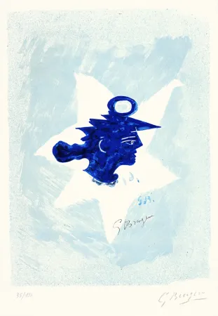 Lithografie Braque - Tête grecque (Grecian Head)