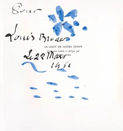 Geen Techniek Braque -  Untitled (Fleur Tombe), 1962