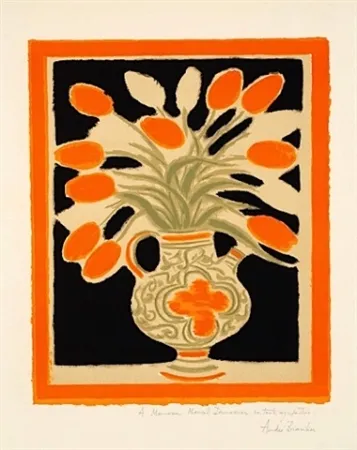 Lithografie Brasilier - LE VASE ITALIEN