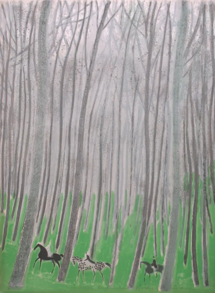 Lithografie Brasilier - Sous-Bois