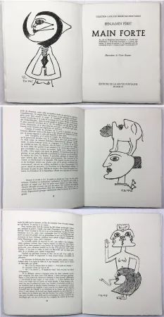 Geïllustreerd Boek Brauner - Benjamin Péret : MAIN FORTE. Illustrations de Victor Brauner (1946)