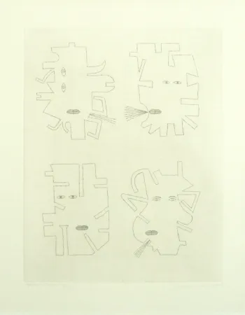 Gravure Brauner - Codex d'un visage