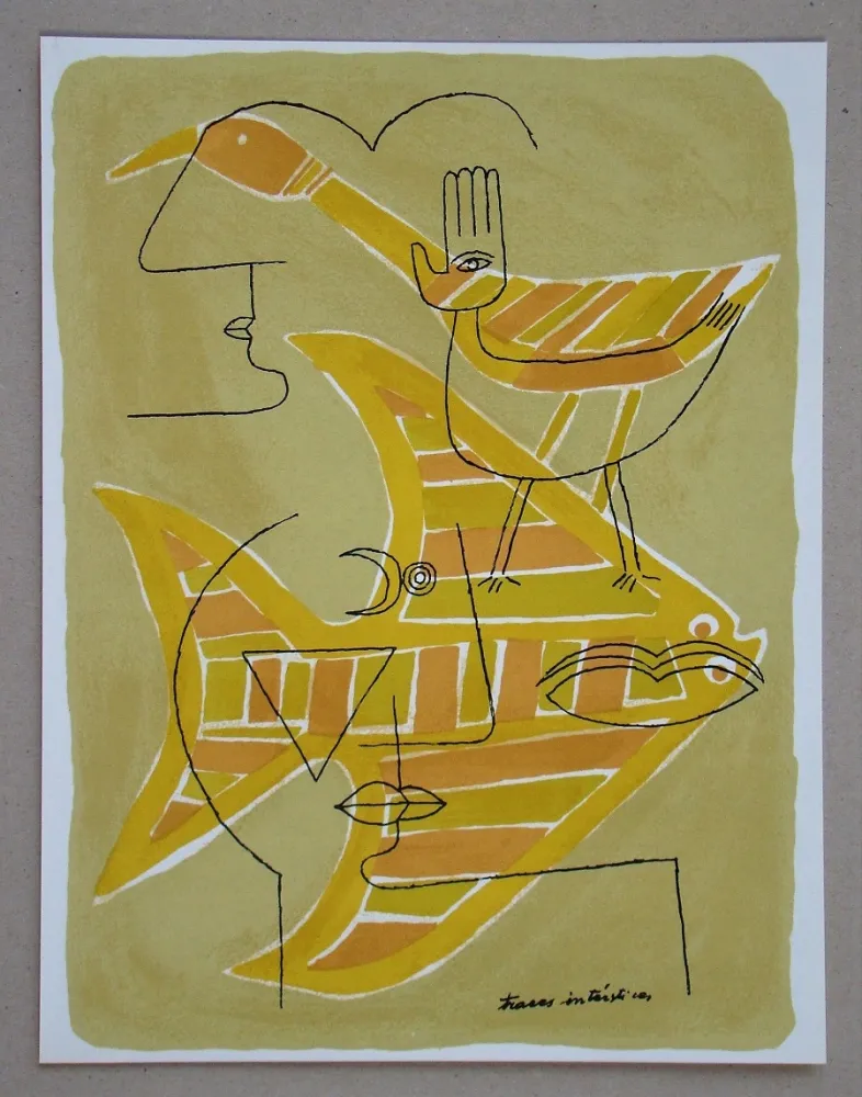 Lithografie Brauner - Traces interstices