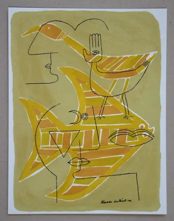 Lithografie Brauner - Traces interstices