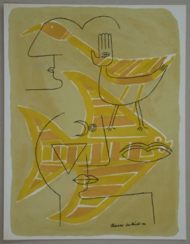 Lithografie Brauner - Traces interstices