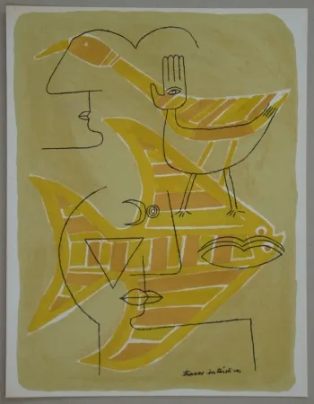 Lithografie Brauner - Traces interstices