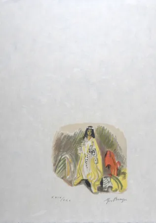 Lithografie Brayer - Les Saintes-Maries de la mer (#2), 1963 - Hand-signed