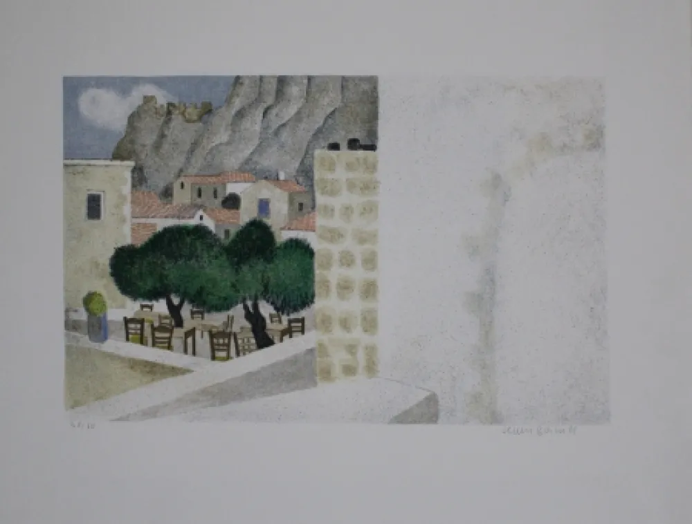 Lithografie Breiter - Monemvasia