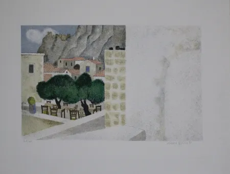 Lithografie Breiter - Monemvasia