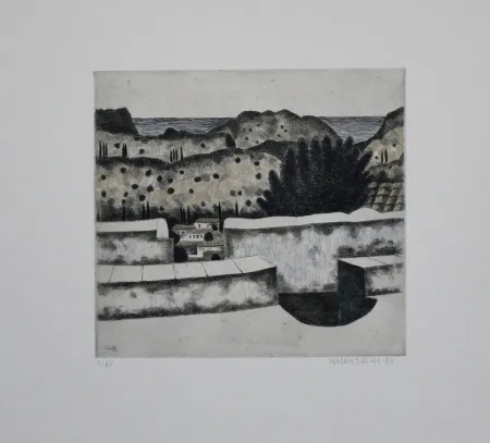 Ets En Aquatint Breiter - Tseria
