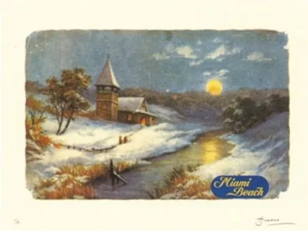 Lithografie Breuning  - Miami Beach