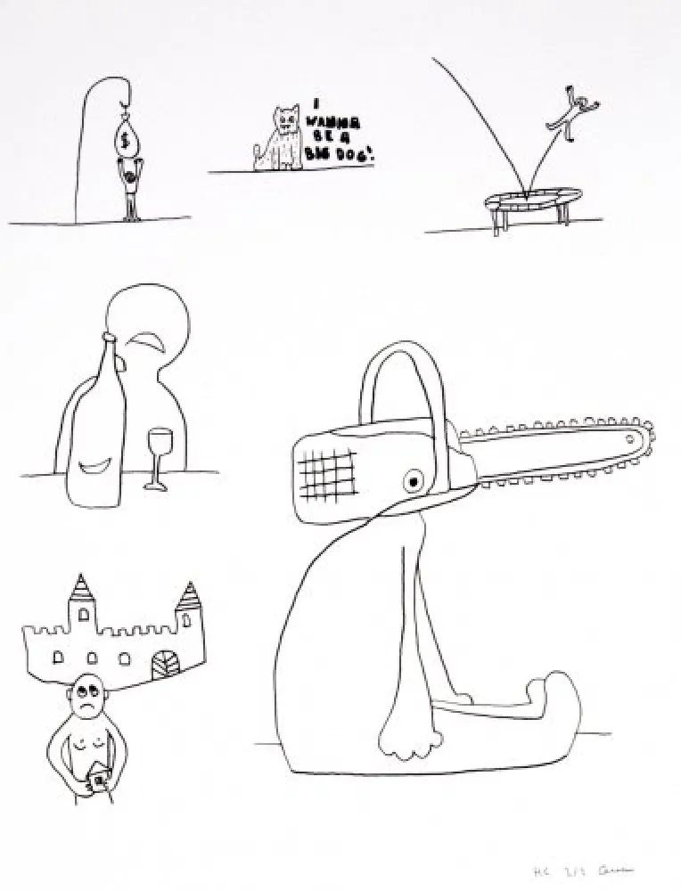 Lithografie Breuning  - Random thoughts about life 10