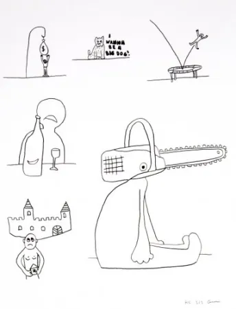 Lithografie Breuning  - Random thoughts about life 10