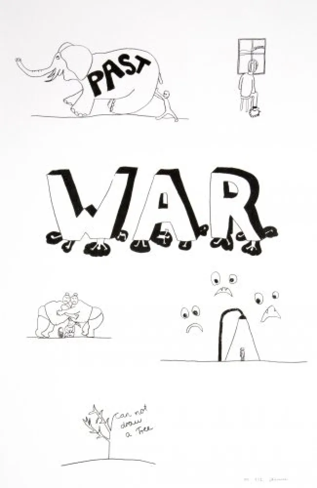 Lithografie Breuning  - Random thoughts about life 4