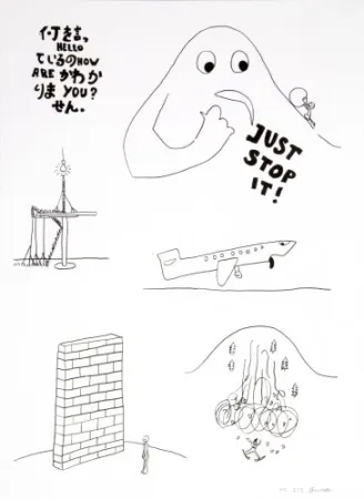 Lithografie Breuning  - Random thoughts about life 5