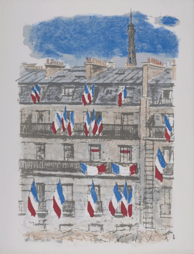 Lithografie Brianchon - Le Tricolore, 1962