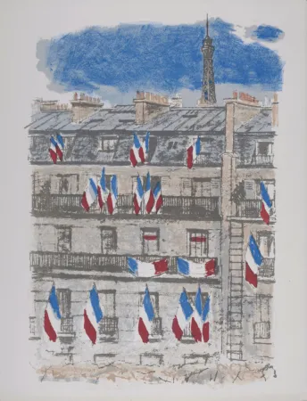 Lithografie Brianchon - Le Tricolore, 1962