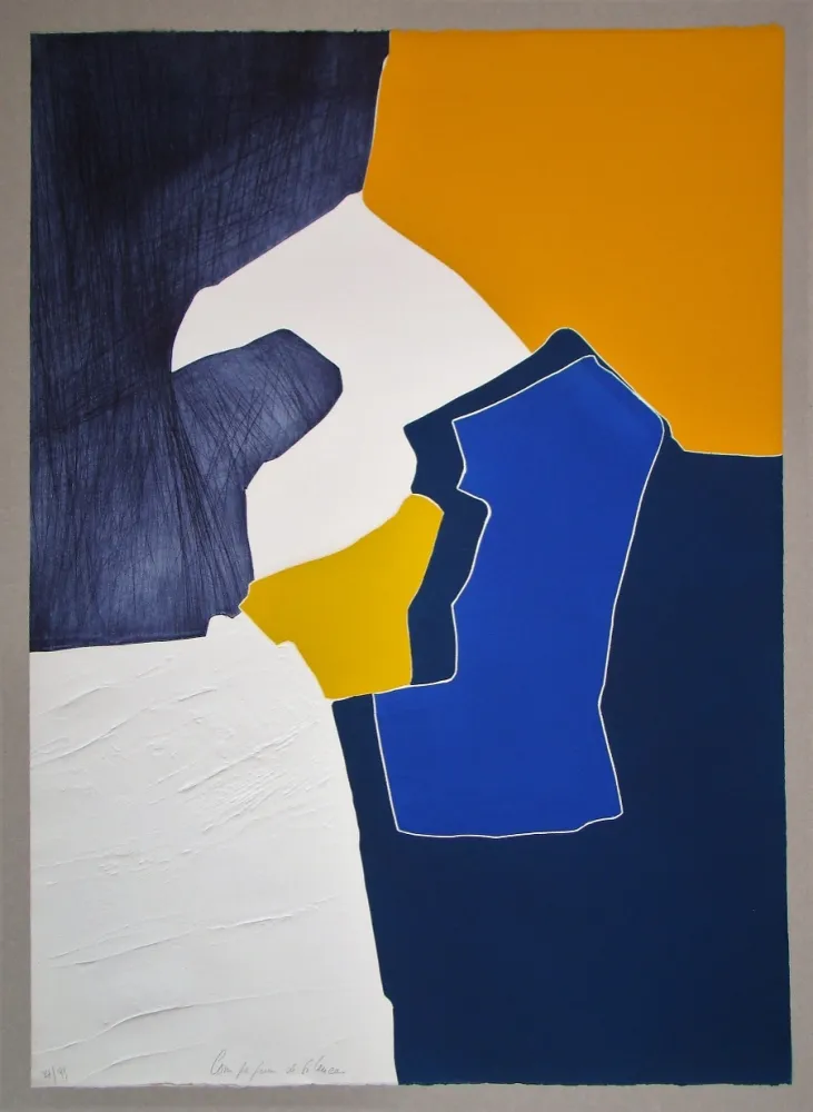 Ets En Aquatint Brillant - Composition de Silence