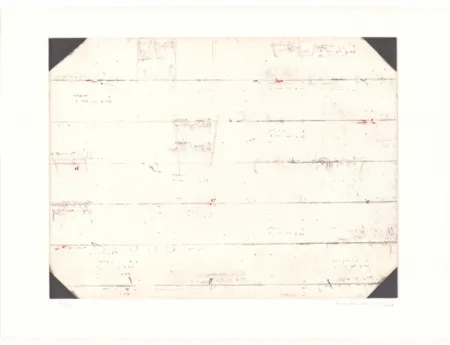 Lithografie Brinkmann - Série Barcelone IX