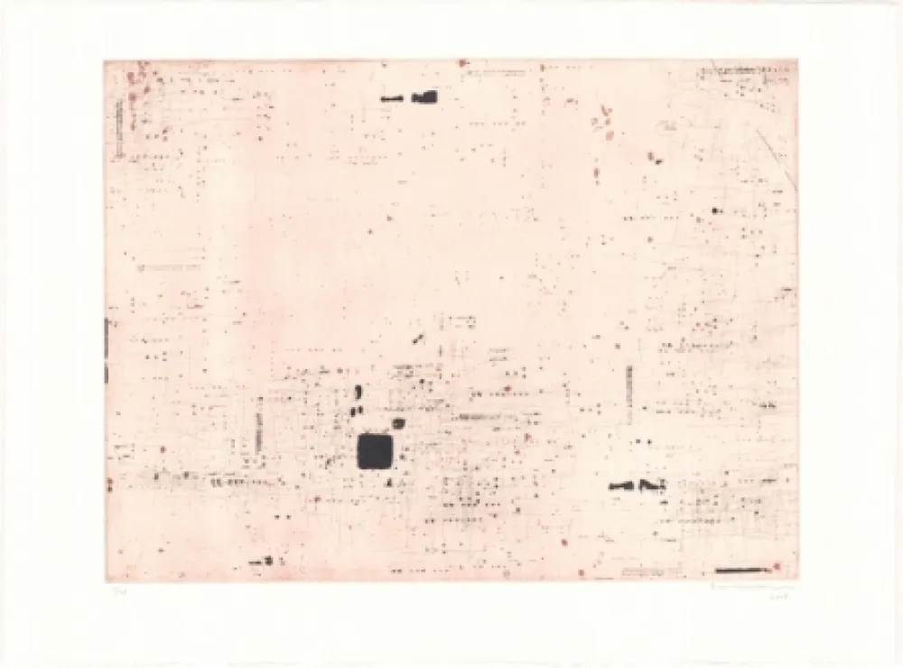 Lithografie Brinkmann - Série Barcelone XI