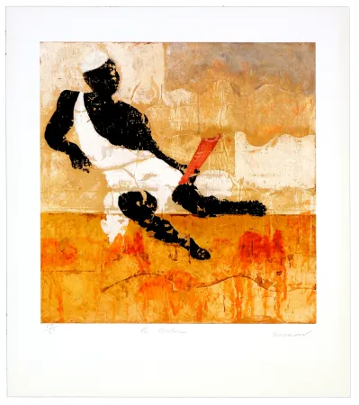 Lithografie Brisson - La lecture