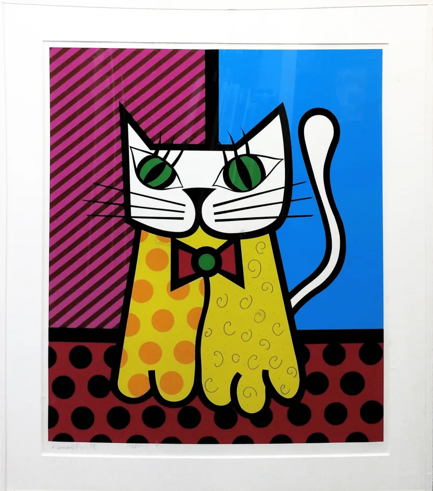 Zeefdruk Britto - THE CAT