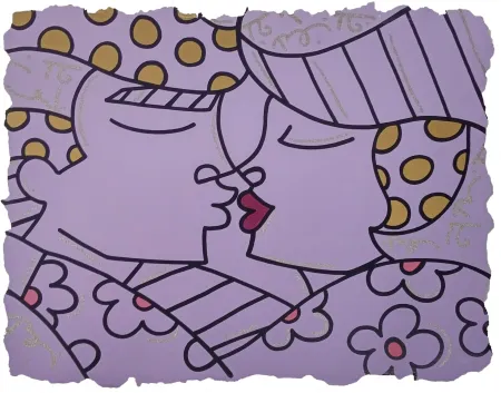 Zeefdruk Britto - YOU ARE SO WONDERFUL (PURPLE)