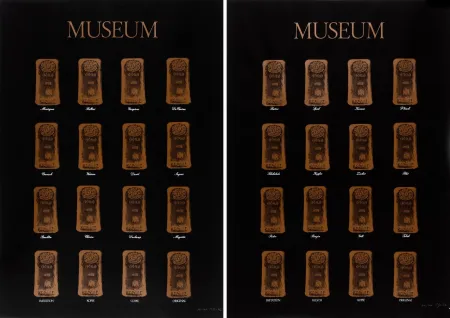 Zeefdruk Broodthaers - Museum - Museum