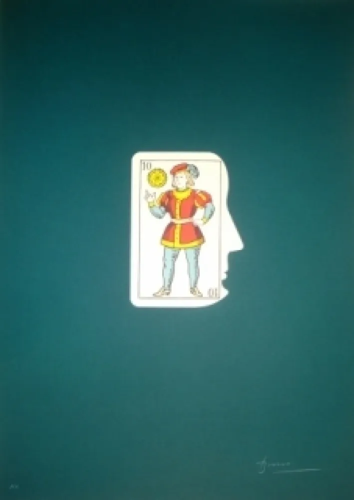 Lithografie Brossa - Sans titre 4