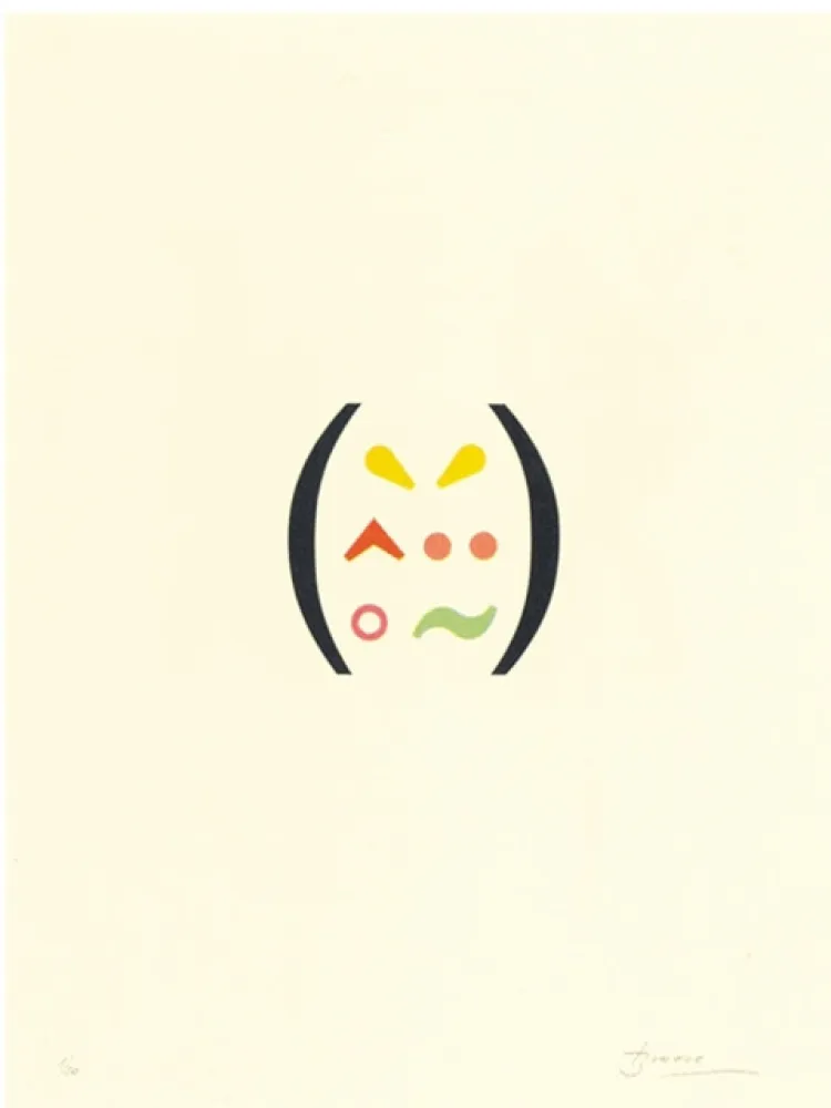 Lithografie Brossa - Signes 11