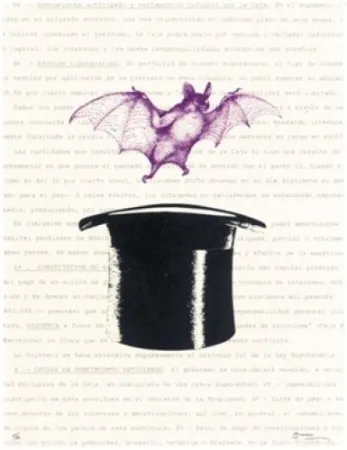 Lithografie Brossa - Vampir