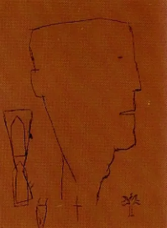 Lithografie Brown - Self portrait 20