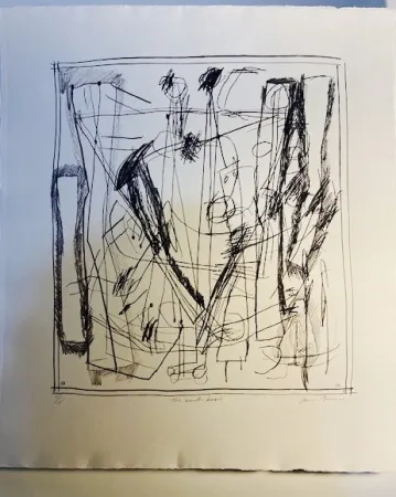 Lithografie Brown - The anchor board - IV