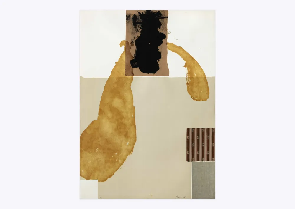 Lithografie Brown - White square