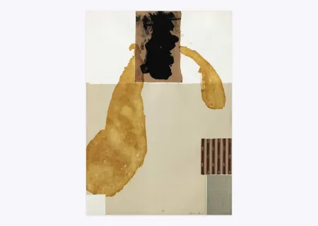 Lithografie Brown - White square