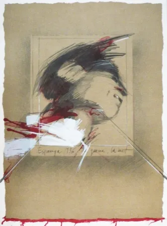 Lithografie Bru - Espagne 1936