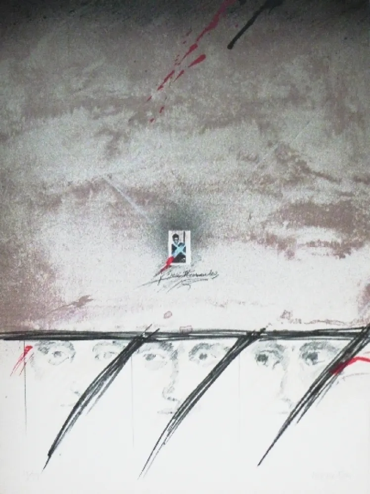 Lithografie Bru - Jose Hernandez 