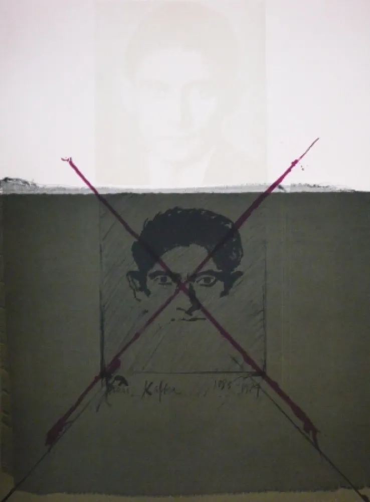 Lithografie Bru - Kafka