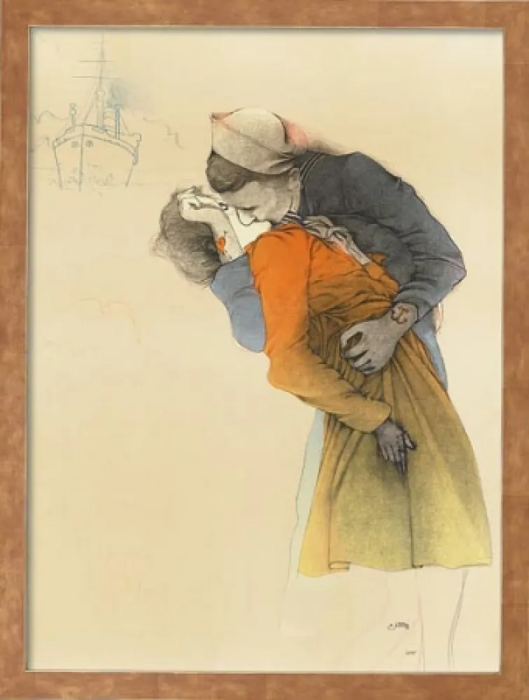 Lithografie Bruni - Love Parade New York