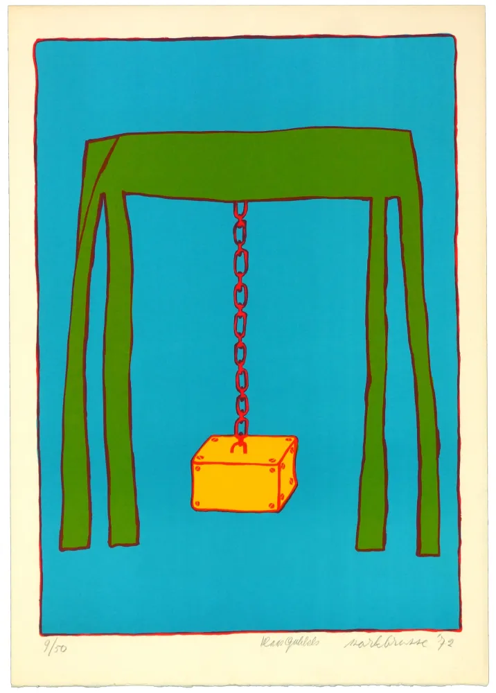 Lithografie Brusse - Sans titre