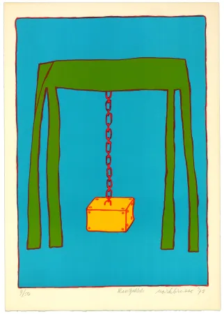 Lithografie Brusse - Sans titre