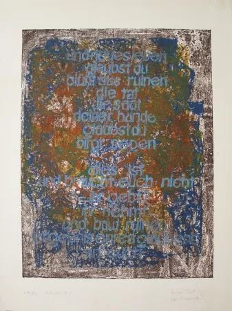 Lithografie Bub - Fortschritt? / Progress?