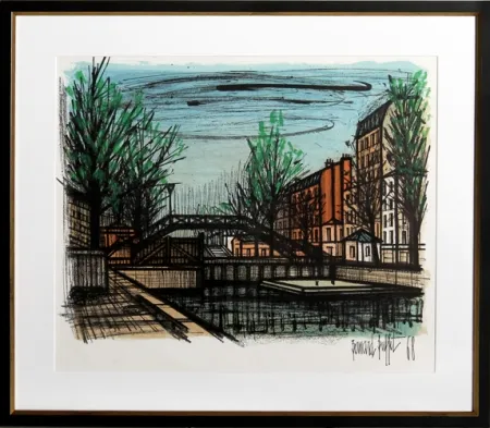 Lithografie Buffet - Canal St. Martin