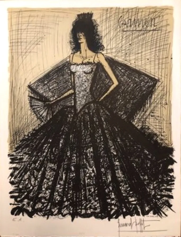 Lithografie Buffet - Carmen